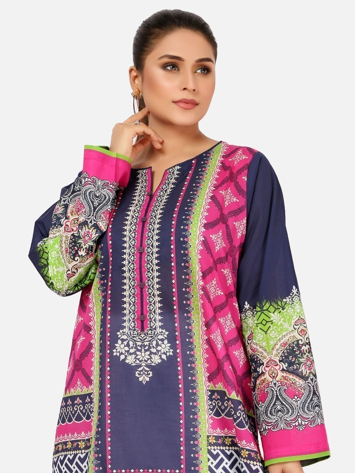 Edenrobe - Pret 1Pc Printed Lawn Shirt - EWTKA20-67212