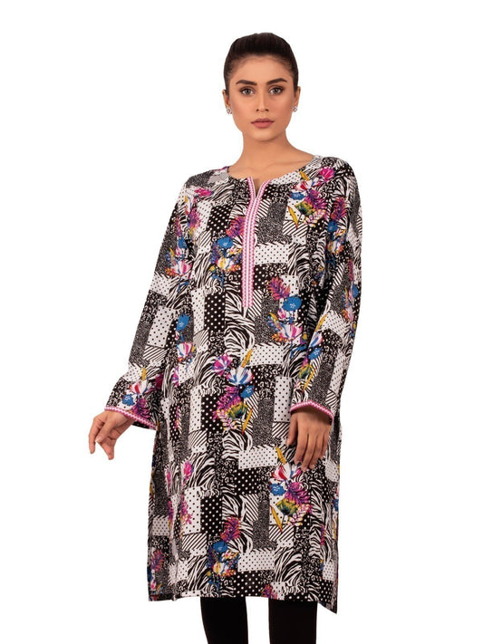 Edenrobe - Pret 1Pc Printed Cambric Shirt - EWTKA20-67237