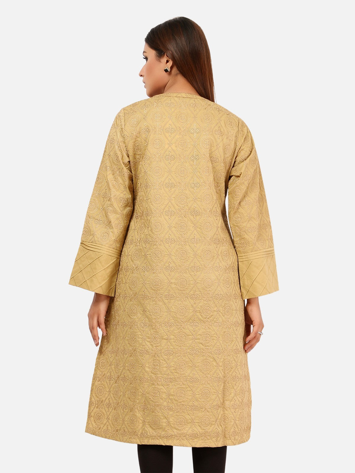 Edenrobe - Pret 1Pc Embroidered Cotton Shirt - EWTKE20-66187