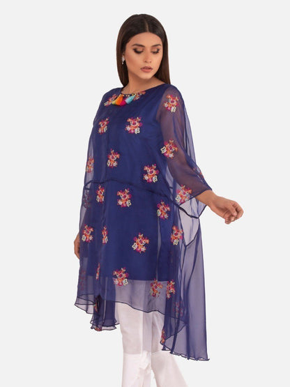 Edenrobe - Pret 1Pc Embroidered Viscose Shirt - EWTKE20-66532