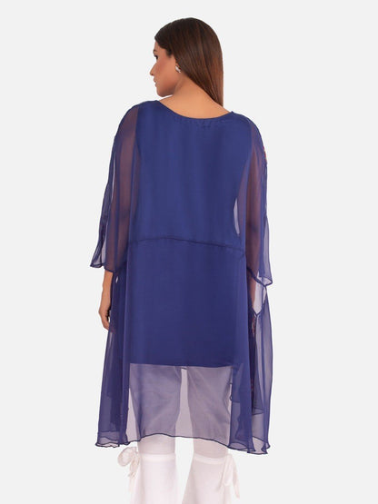 Edenrobe - Pret 1Pc Embroidered Viscose Shirt - EWTKE20-66532