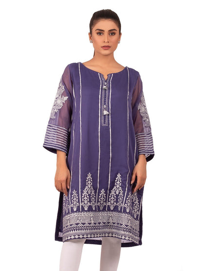 Edenrobe - Pret 1Pc Embroidered Polyester Shirt - EWTKE20-66941