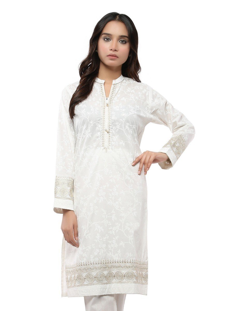 Edenrobe - Pret 1Pc Embroidered Lawn Shirt - EWTKE20-66946