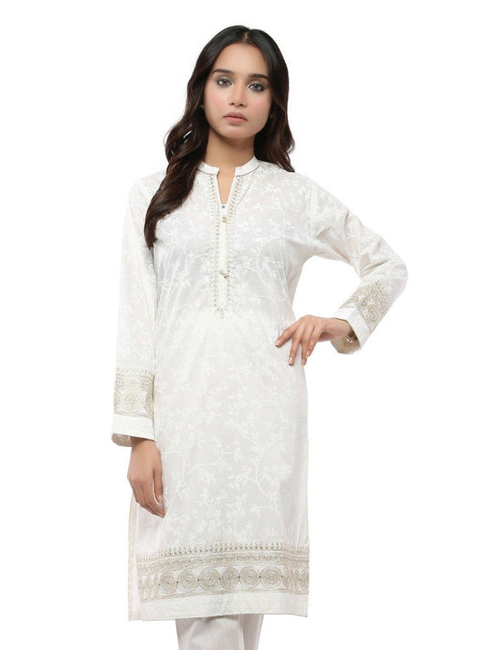 Edenrobe - Pret 1Pc Embroidered Lawn Shirt - EWTKE20-66946