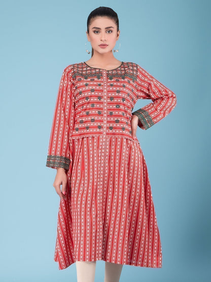 Edenrobe - Pret 1Pc Embroidered Lawn Shirt - EWTKE20-66965