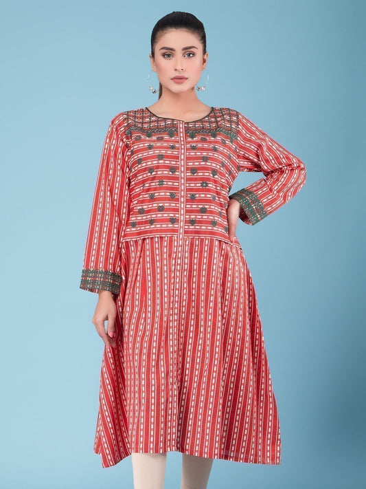 Edenrobe - Pret 1Pc Embroidered Lawn Shirt - EWTKE20-66965