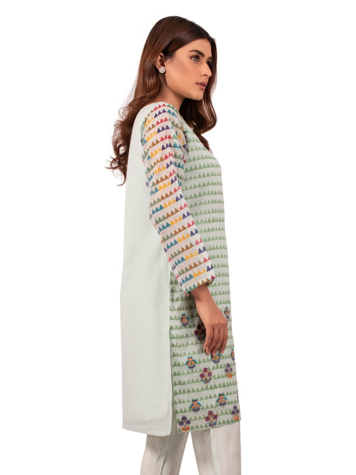 Edenrobe - Pret 2Pc Embroidered Viscose Shirt Trouser - EWTKE20-67029 (2-PCS)