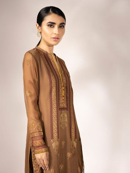 Edenrobe - Pret 2Pc Embroidered Viscose Shirt Trouser - EWTKE20-67045 (2-PCS)