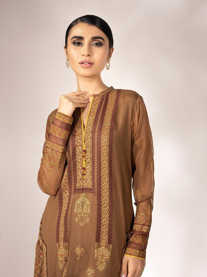 Edenrobe - Pret 2Pc Embroidered Viscose Shirt Trouser - EWTKE20-67045 (2-PCS)