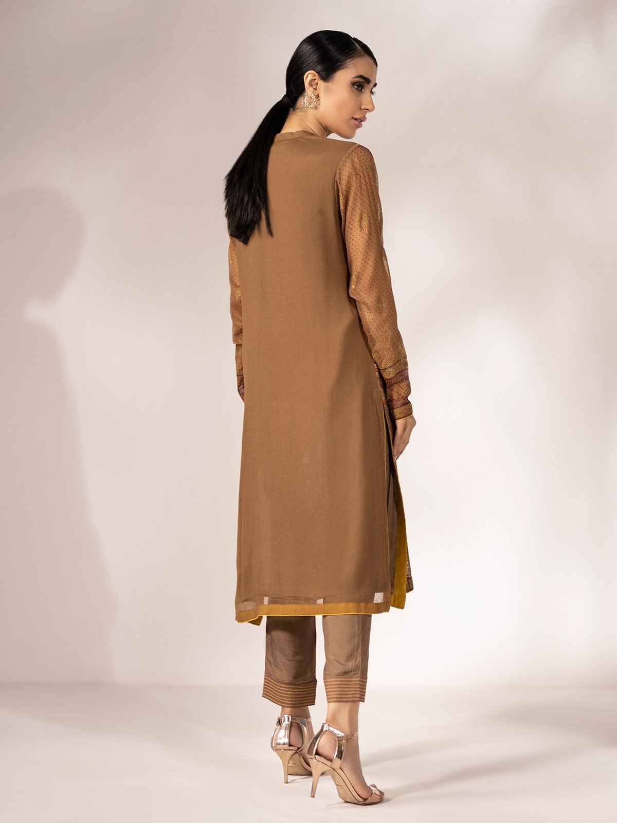 Edenrobe - Pret 2Pc Embroidered Viscose Shirt Trouser - EWTKE20-67045 (2-PCS)