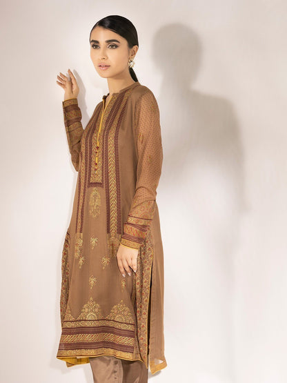 Edenrobe - Pret 2Pc Embroidered Viscose Shirt Trouser - EWTKE20-67045 (2-PCS)