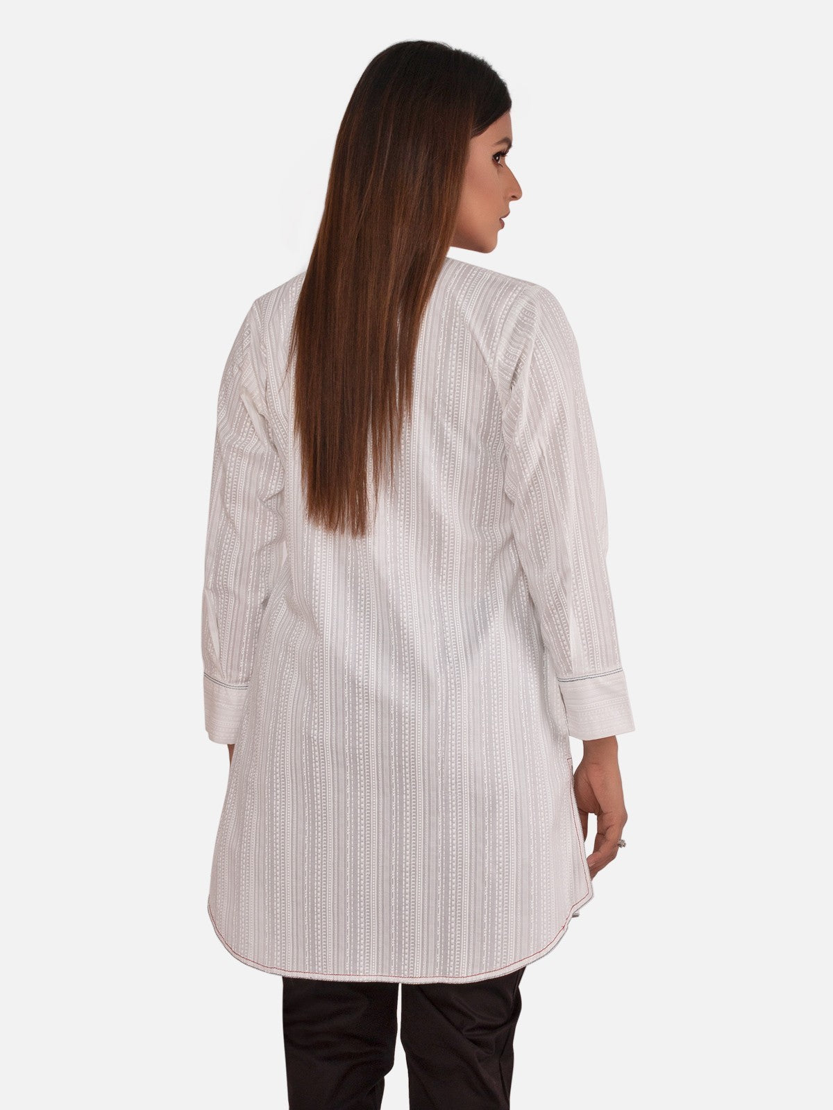 Edenrobe - Pret 1Pc Embroidered Cotton Shirt - EWTKE20-67091