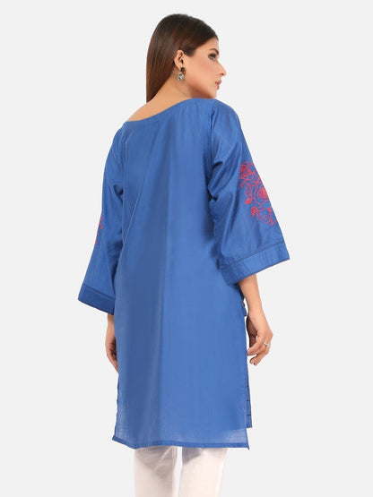Edenrobe - Pret 1Pc Embroidered Viscose Shirt - EWTKE20-67105