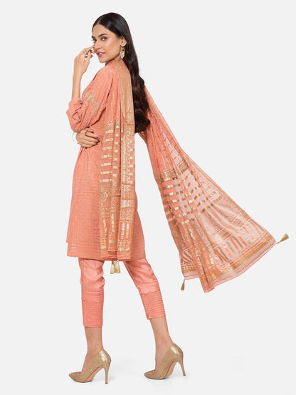Edenrobe - Pret 3Pc Embroidered Cotton Suit - EWTKE20-67106 (3-PCS)