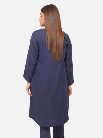 Edenrobe - Pret 2Pc Embroidered Jacquard Shirt Trouser - EWTKE20-67116 (2-PCS)