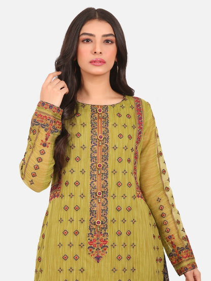 Edenrobe - Pret 2Pc Embroidered Viscose Shirt Trouser - EWTKE20-67133 (2-PCS)