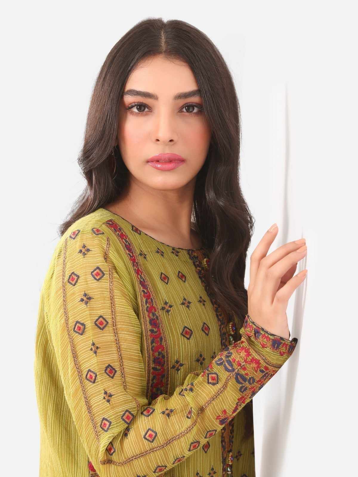 Edenrobe - Pret 2Pc Embroidered Viscose Shirt Trouser - EWTKE20-67133 (2-PCS)