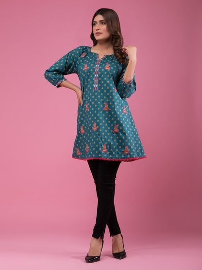 Edenrobe - Pret 1Pc Embroidered Cambric Shirt - EWTKE20-67148