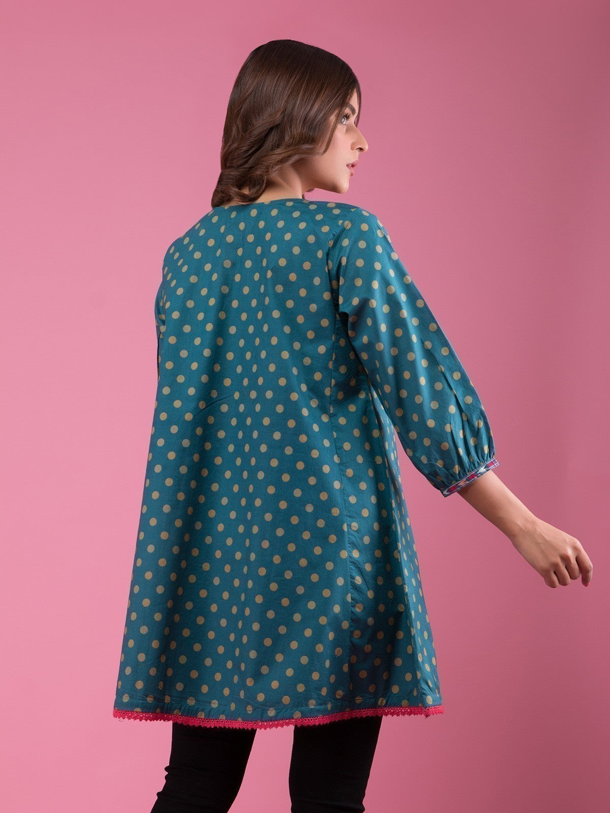 Edenrobe - Pret 1Pc Embroidered Cambric Shirt - EWTKE20-67148