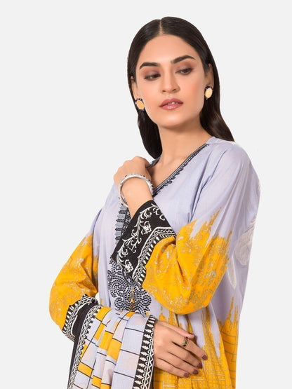 Edenrobe - Pret 3Pc Embroidered Lawn Suit - EWTKE20-67198 (3-PCS)