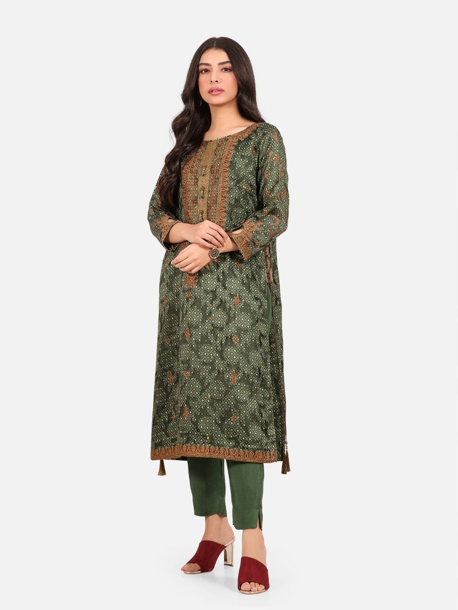 Edenrobe - Pret 2Pc Embroidered Broshia Shirt Trouser - EWTKE20-67201 (2-PCS)