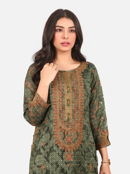 Edenrobe - Pret 2Pc Embroidered Broshia Shirt Trouser - EWTKE20-67201 (2-PCS)