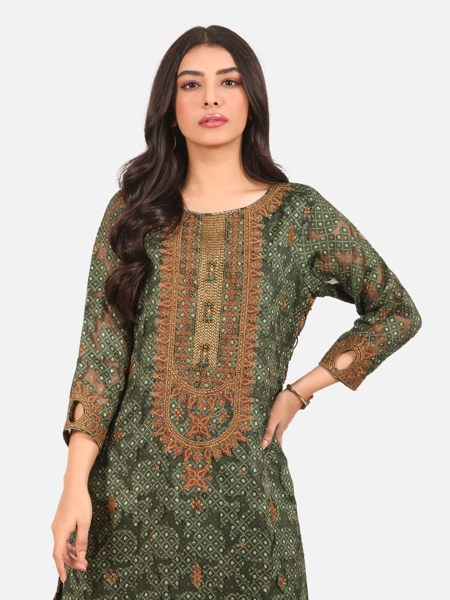 Edenrobe - Pret 2Pc Embroidered Broshia Shirt Trouser - EWTKE20-67201 (2-PCS)