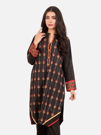 Edenrobe - Pret 1Pc Embroidered Cotton Shirt - EWTKE20-67202