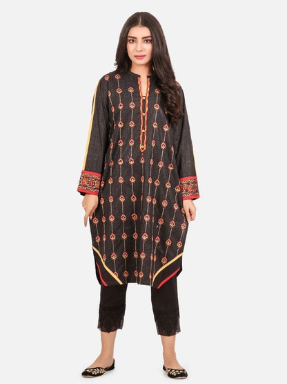 Edenrobe - Pret 1Pc Embroidered Cotton Shirt - EWTKE20-67202