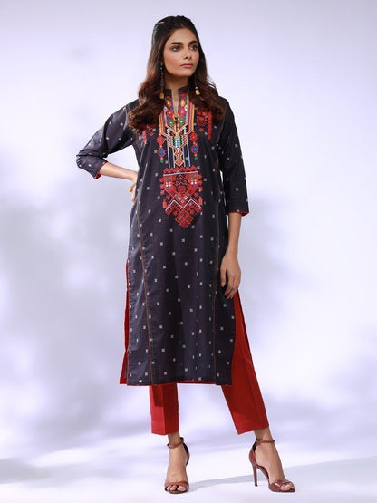Edenrobe - Pret 1Pc Embroidered Lawn Shirt - EWTKE20-67211