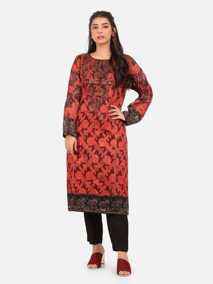 Edenrobe - Pret 2Pc Embroidered Broshia Shirt Trouser - EWTKE20-67231 (2-PCS)