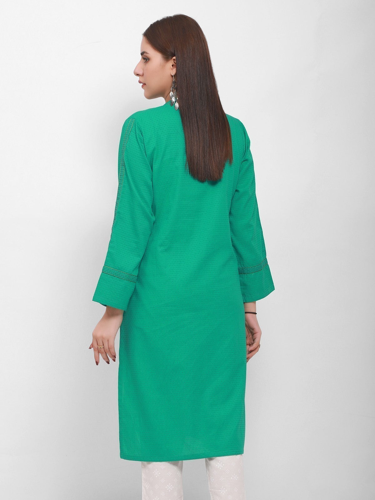 Edenrobe - Pret 1Pc Embroidered Polyester Shirt - EWTKE20-67242