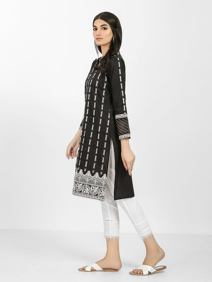 Edenrobe - Pret 1Pc Embroidered Cotton Shirt - EWTKE20-67243