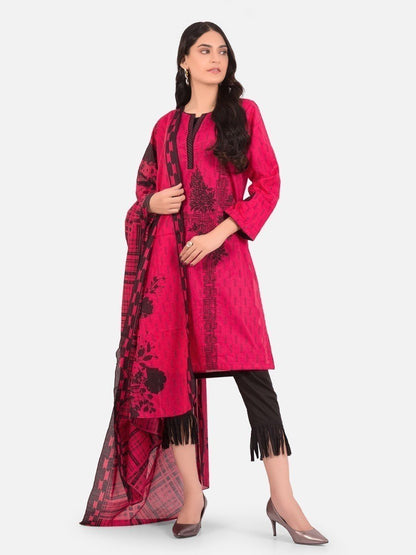 Edenrobe - Pret 2Pc Embroidered Lawn Shirt Dupatta - EWTKE20-67253 (2PC-D)