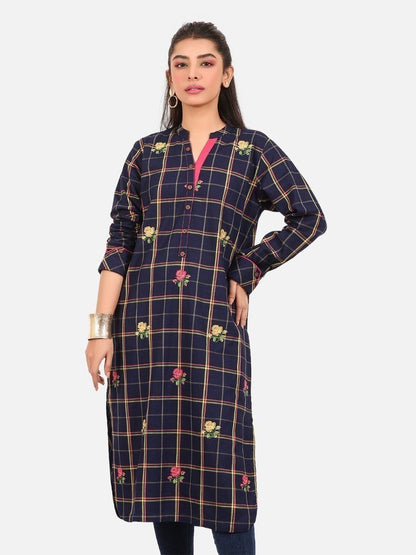 Edenrobe - Pret 1Pc Embroidered Cotton Shirt - EWTKE20-67256