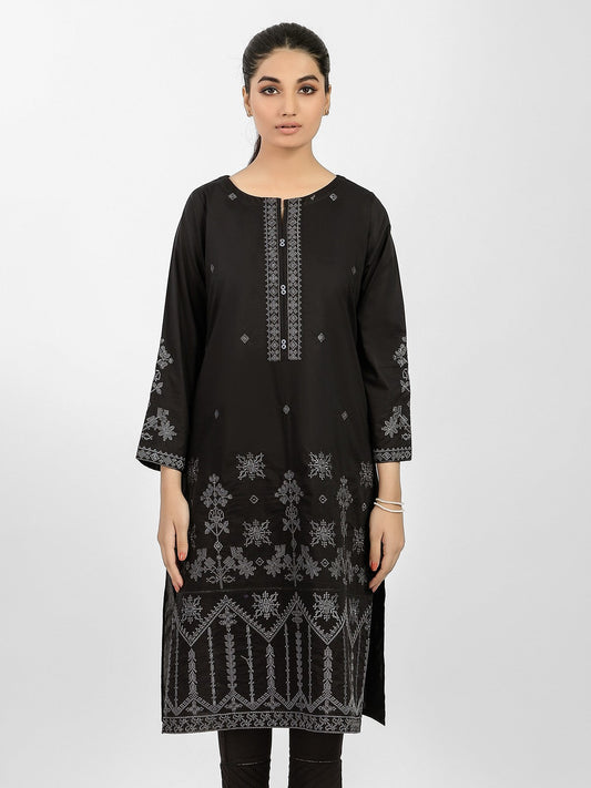 Edenrobe - Pret 1Pc Embroidered Cotton Shirt - EWTKE20-67259