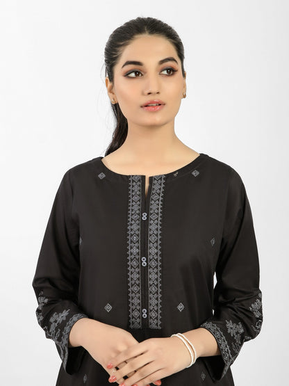 Edenrobe - Pret 1Pc Embroidered Cotton Shirt - EWTKE20-67259