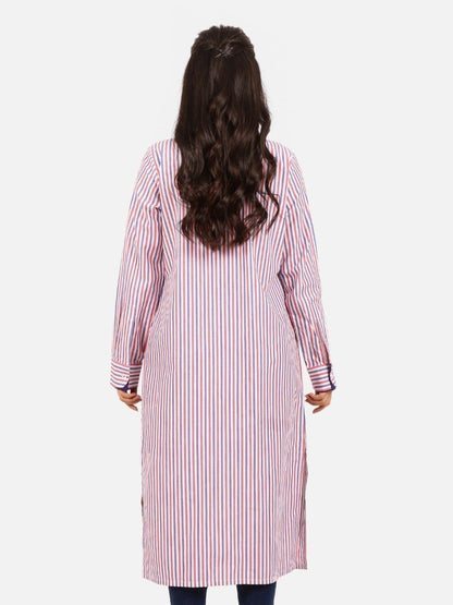 Edenrobe - Pret 1Pc Embroidered Cotton Shirt - EWTKE20-67268