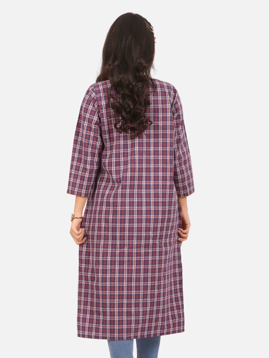 Edenrobe - Pret 1Pc Embroidered Cotton Shirt - EWTKE20-67278