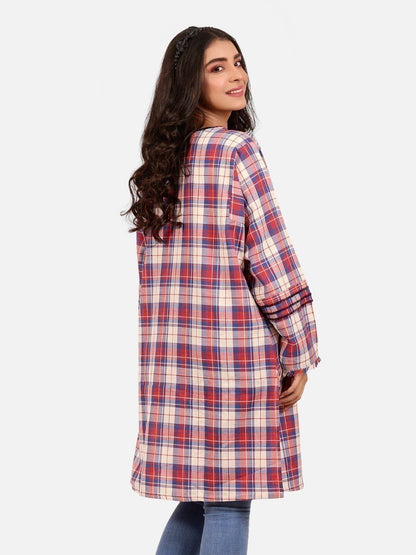 Edenrobe - Pret 1Pc Embroidered Cotton Shirt - EWTKE20-67280