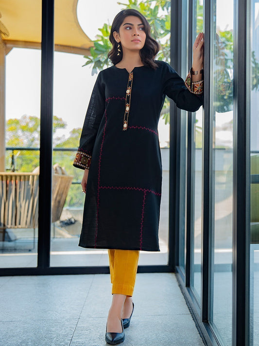 Edenrobe - Pret 1Pc Embroidered Khaddar Shirt - EWTKE20-67320