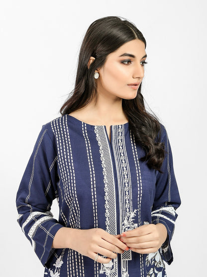 Edenrobe - Pret 1Pc Embroidered Khaddar Shirt - EWTKE20-67342