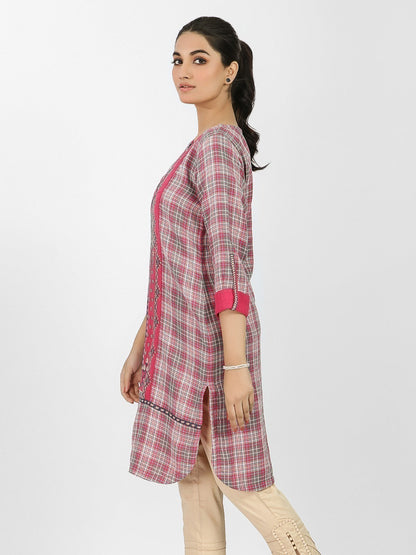 Edenrobe - Pret 1Pc Embroidered Cotton Shirt - EWTKE20-67411