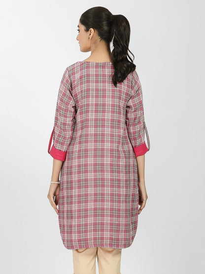 Edenrobe - Pret 1Pc Embroidered Cotton Shirt - EWTKE20-67411