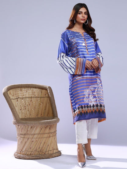 Edenrobe - Pret 1Pc Printed Viscose Shirt - EWTKP20-67361