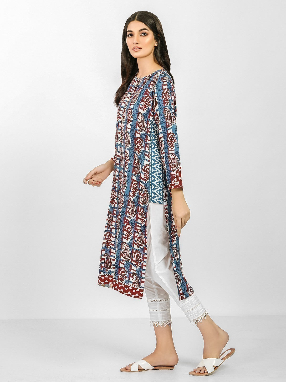 Edenrobe - Pret 1Pc Printed Viscose Shirt - EWTKP20-67386