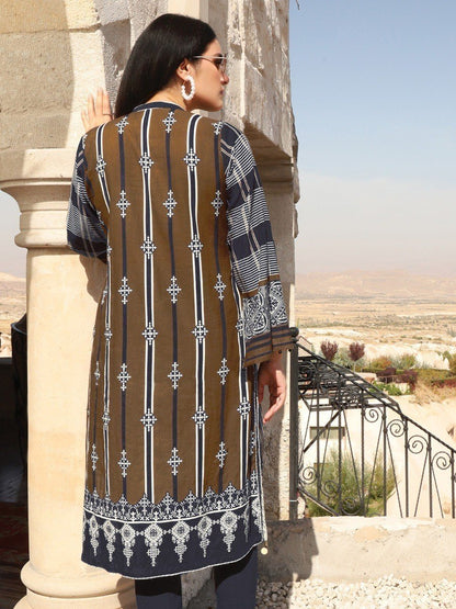 Edenrobe - EWU20W12-20203 Unstitched Multi Printed Cotton 1 Piece