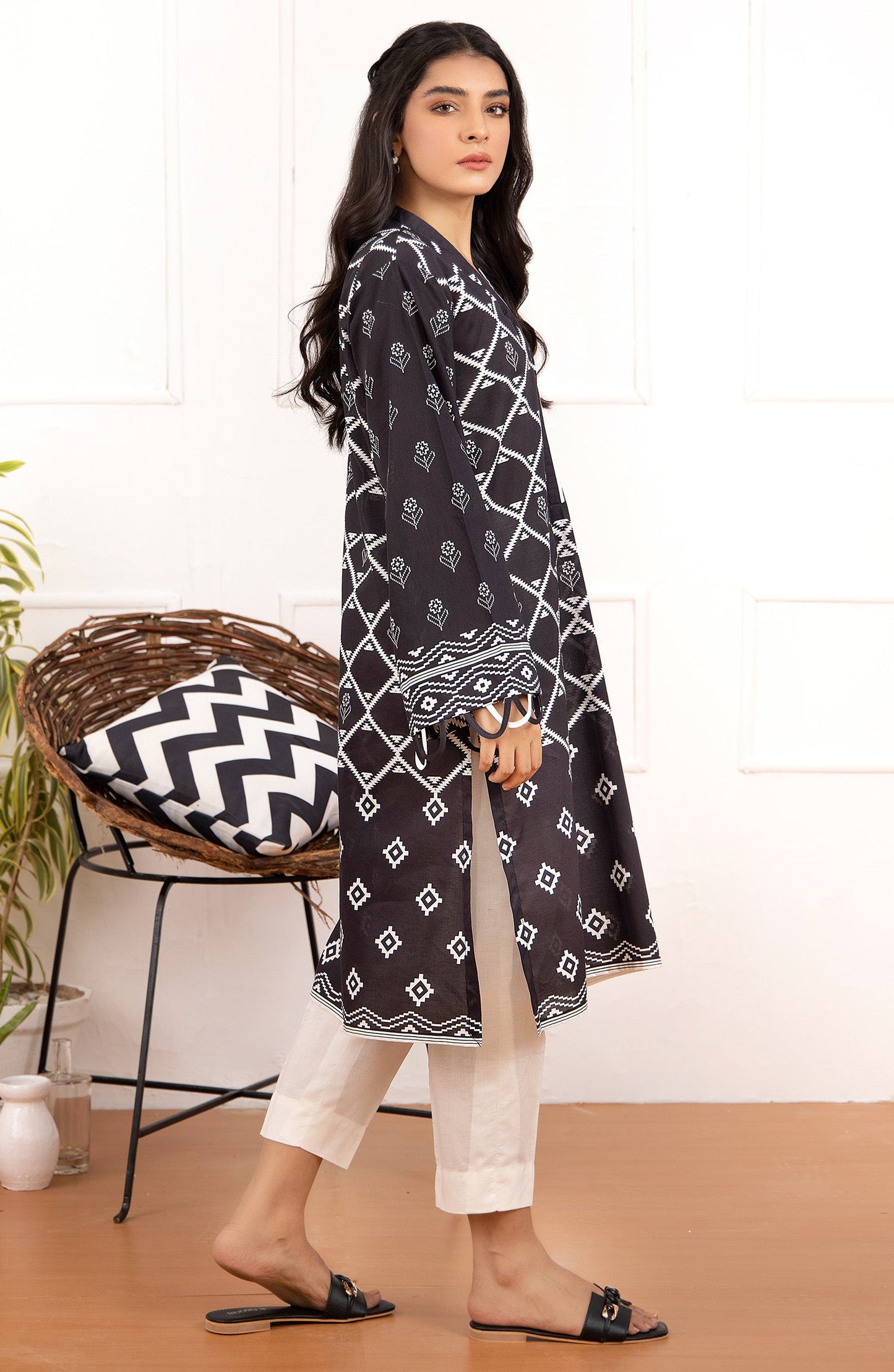 Orient - Unstitched 1 Piece Printed Lawn Shirt