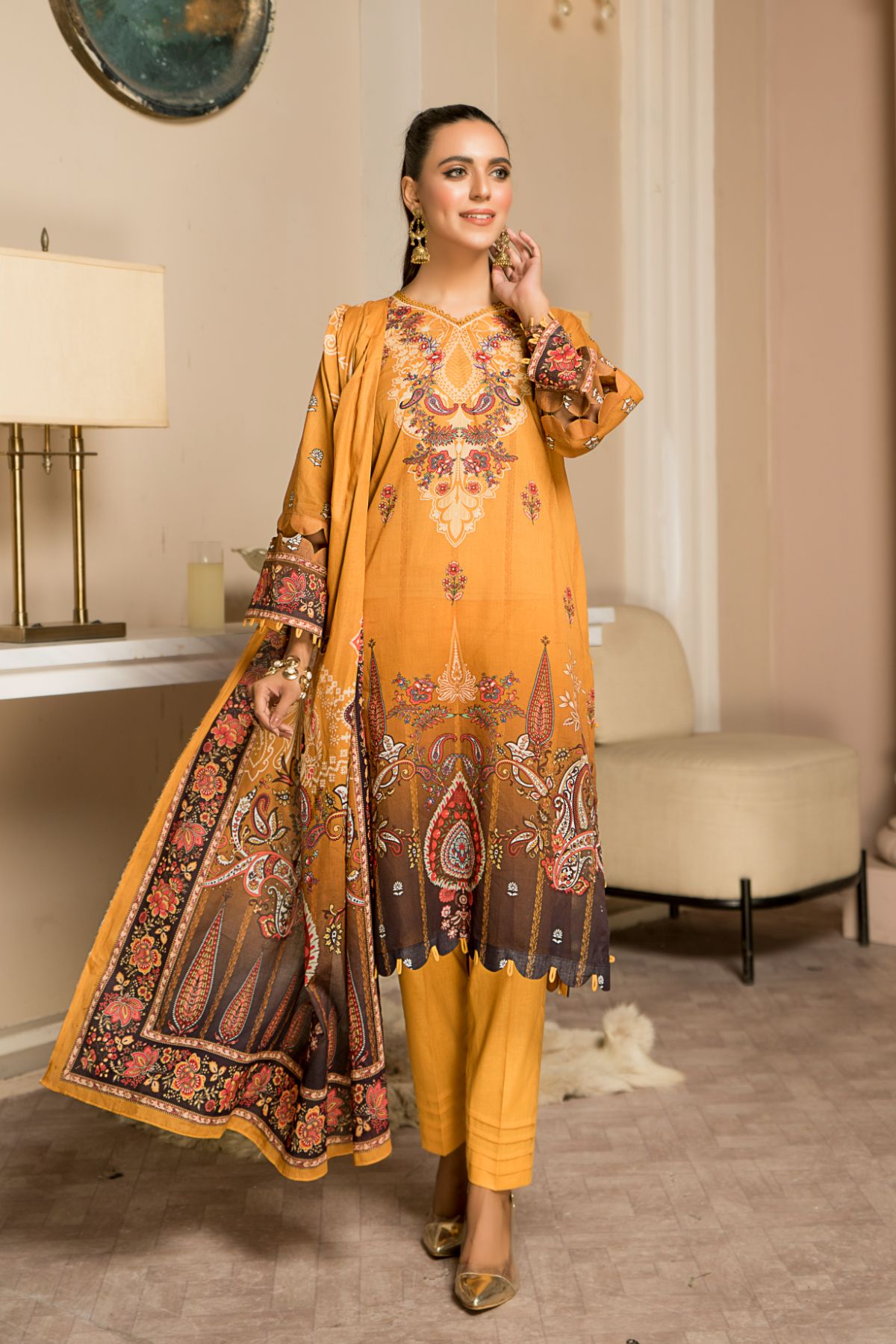 3PC Sapna Digital Suit  2135