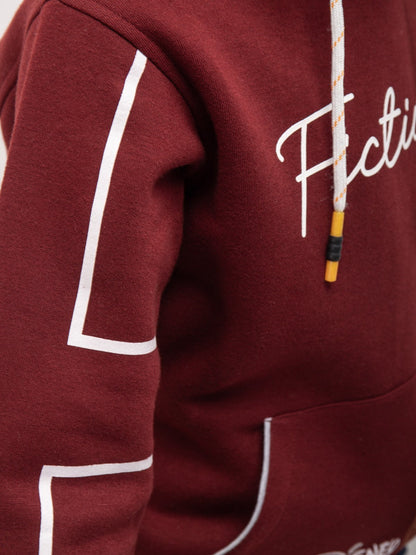 Edenrobe - Boy's Maroon Hoodie - EBTH21-004